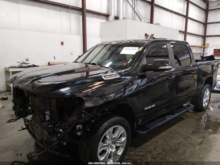 Vin: 1c6srfft3kn765509, lot: 46462774, ram 1500 big horn/lone star  4x4 5'7 box 20192