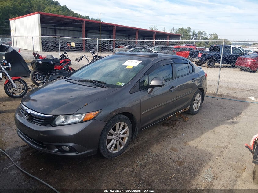 2012 Honda Civic, Обычный износ, IAAI, VIN 2HGFB2F94CH507345 — фото 2