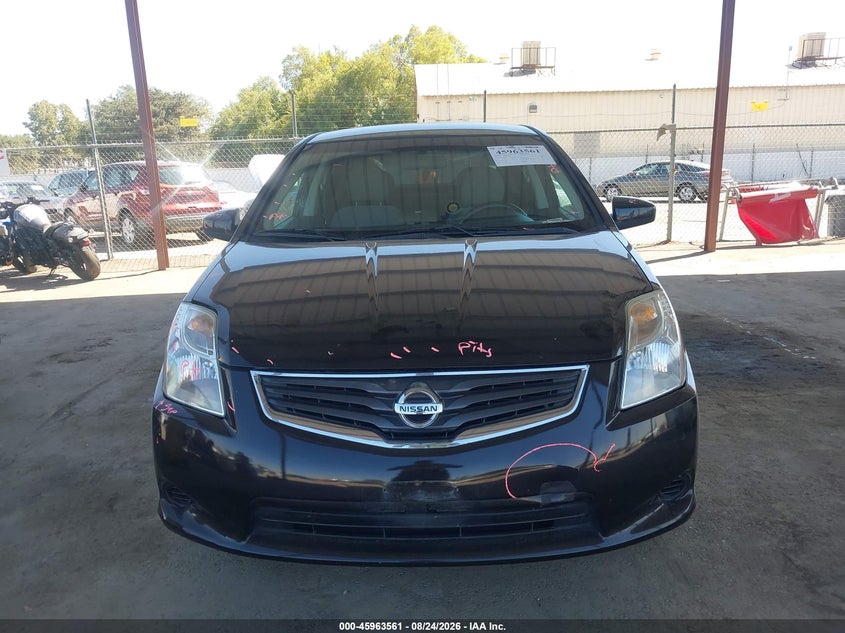 2012 NISSAN SENTRA SEDAN 2.0L I-4 DOHC, VVT, 140HP