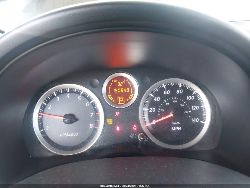 2012 NISSAN SENTRA SEDAN 2.0L I-4 DOHC, VVT, 140HP