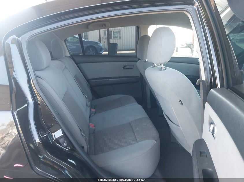 2012 NISSAN SENTRA SEDAN 2.0L I-4 DOHC, VVT, 140HP