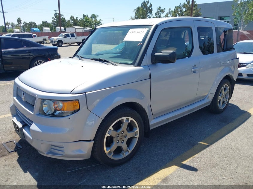 2007 Honda Element, Rear, IAAI, VIN 5J6YH18957L004441 — photo 2