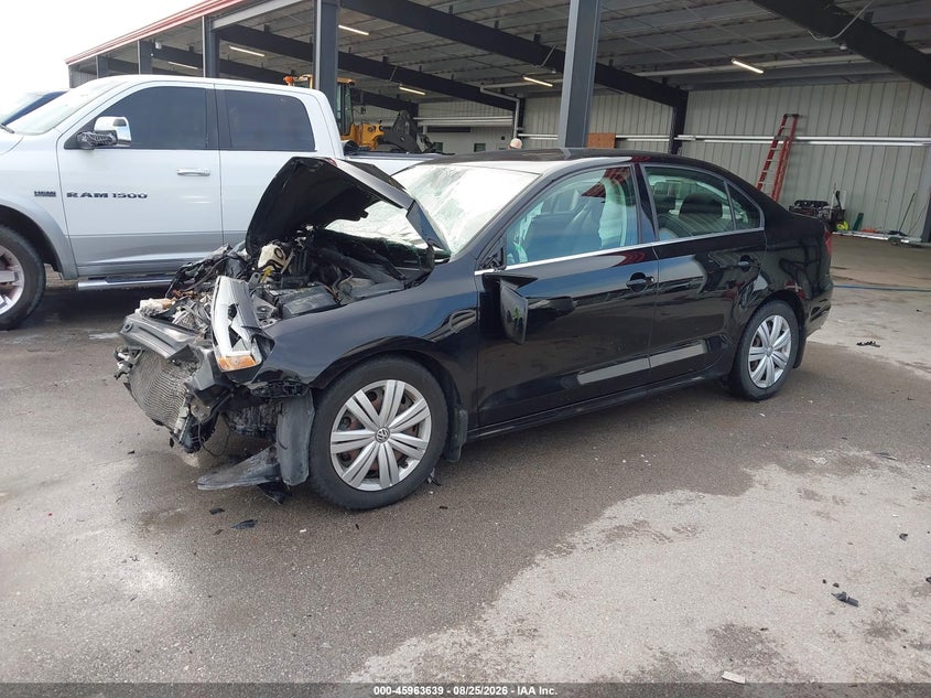 2017 Volkswagen Jetta, Front End, IAAI, VIN 3VW2B7AJ3HM341076 — photo 2
