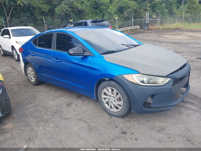 Vin: kmhd74lfxhu112440, lot: 46462879, hyundai elantra se 20171