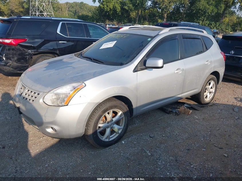 2008 Nissan Rogue, Затоплення, IAAI, VIN JN8AS58T88W009200 — фото 2