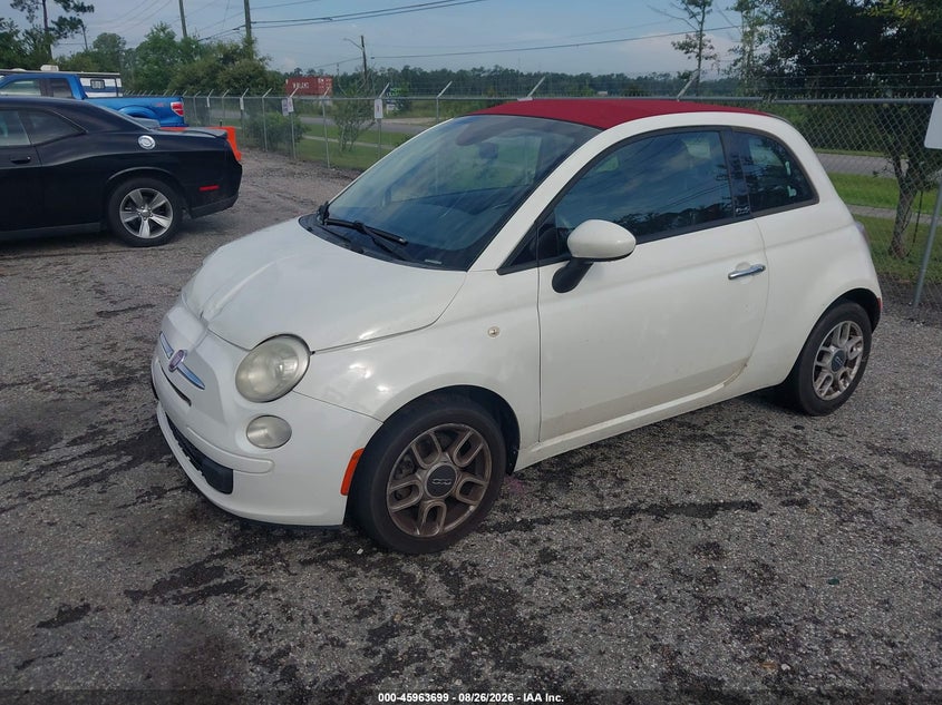 Vin: 3c3cffdr2et183214, lot: 46462918, fiat 500c pop 20142