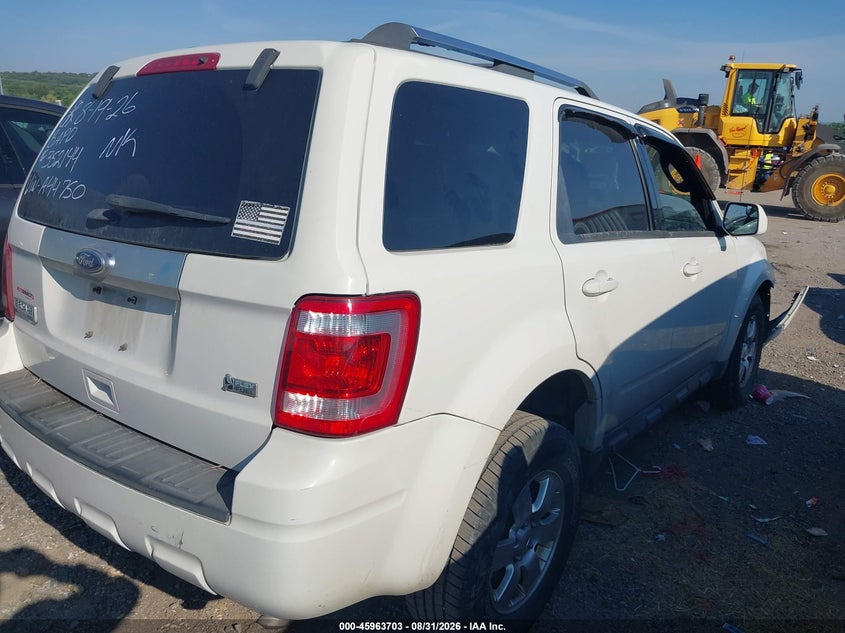Vin: 1fmcu0eg3cka44750, lot: 46462922, ford escape limited 20124