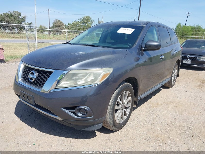 2014 NISSAN PATHFINDER auction photo 2