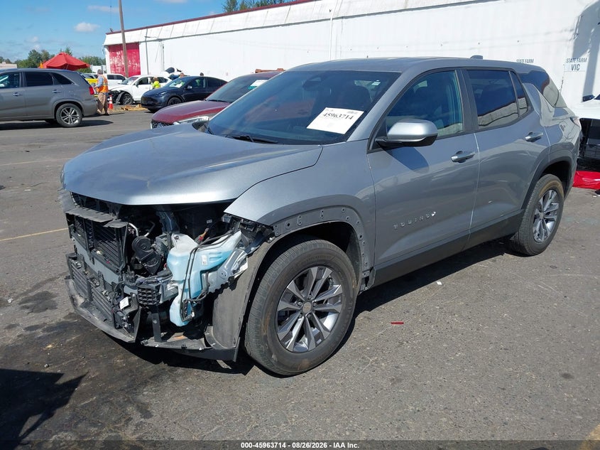 2025 Chevrolet Equinox Fwd Lt, Front End, IAAI, VIN 3GNAXHEG5SL276417 — photo 2