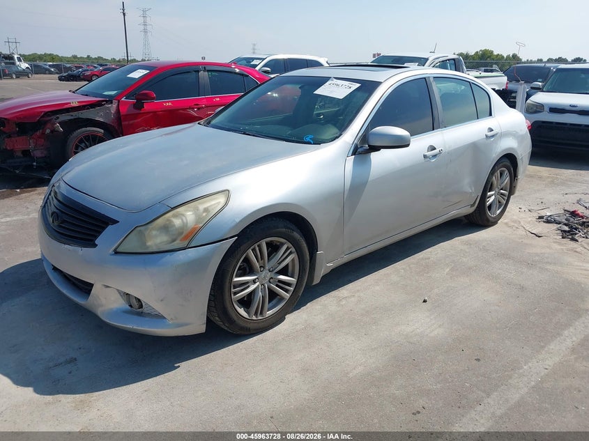 INFINITI G25 2012 VIN JN1DV6AP9CM811846