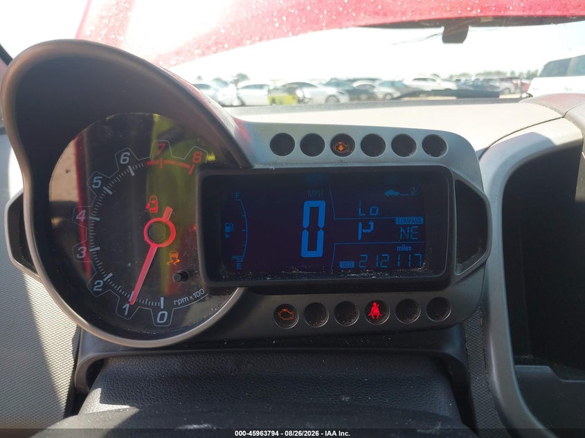 CHEVROLET SONIC 2013 VIN 1G1JC6SH3D4108931