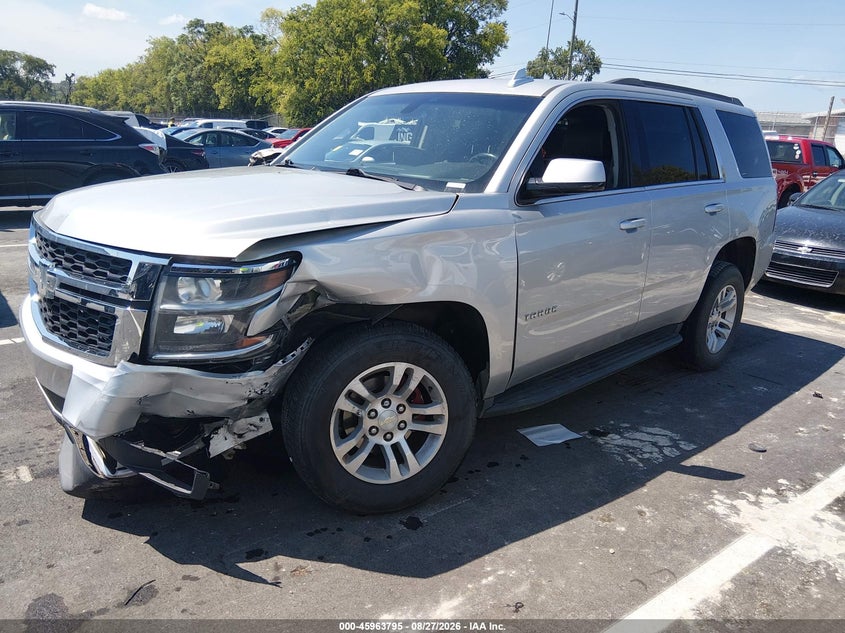 2017 Chevrolet Tahoe, Удар спереди, IAAI, VIN 1GNSCAKC5HR341194 — фото 2