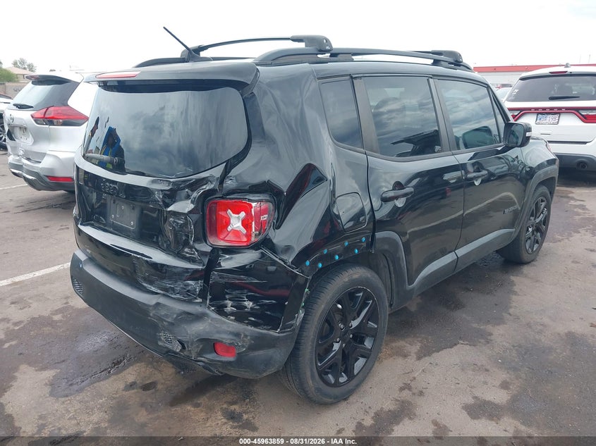 Vin: zaccjabb9hpg36551, lot: 46463078, jeep renegade altitude 20174