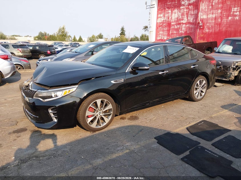 2016 Kia Optima, Front End, IAAI, VIN 5XXGW4L29GG117859 — photo 2