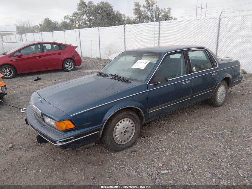 1990 Buick Century, Звичайний знос, IAAI, VIN 384AL53R12S604229 — фото 2