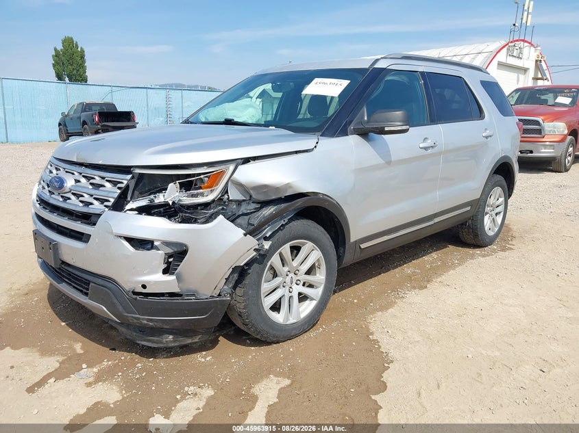 2019 Ford Explorer, Front End, IAAI, VIN 1FM5K8DH5KGB10076 — photo 2