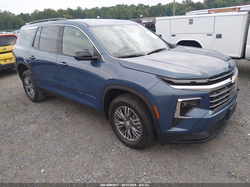 2024 Chevrolet Traverse Fwd Lt, Левый перёд, IAAI, VIN 1GNERGKS4RJ239990