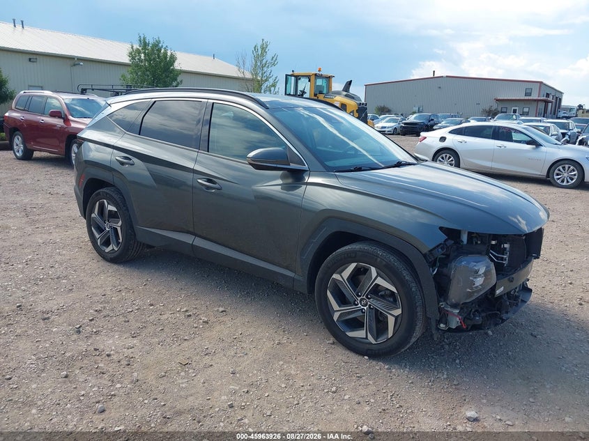2022 Hyundai Tucson Hybrid Limited, Front, IAAI, VIN KM8JECA15NU068210