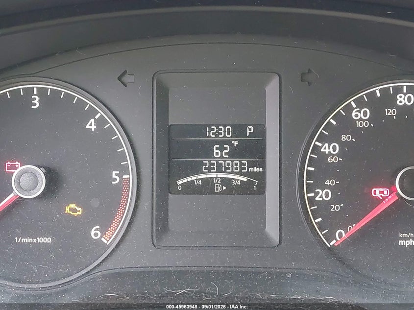 2011 VOLKSWAGEN JETTA SEDAN 2.0L I-4 XXXXXX, DOHC, TURBO, 140HP