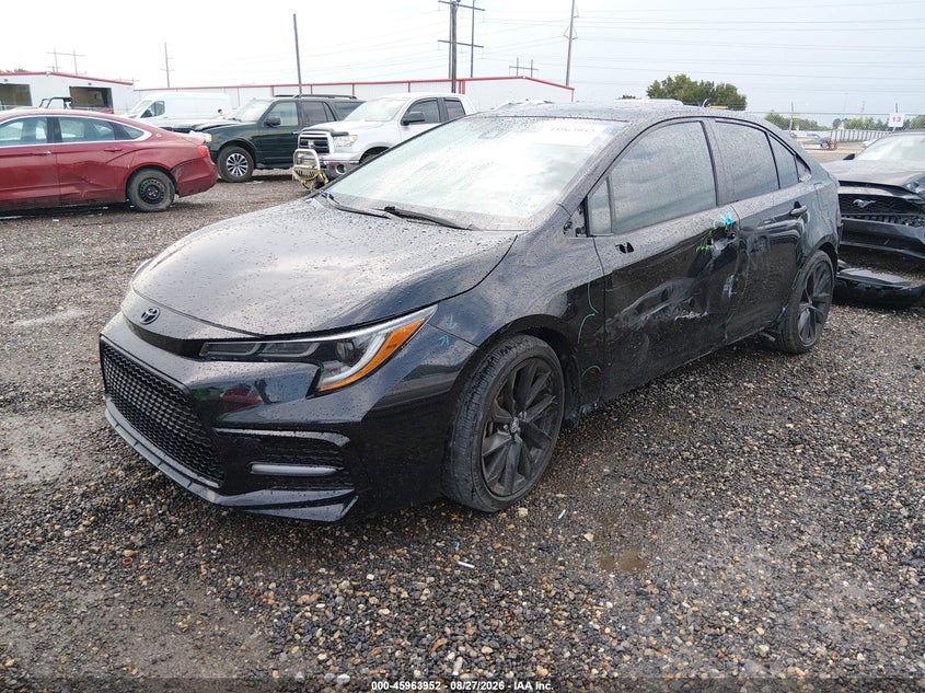 2021 Toyota Corolla, Left Side, IAAI, VIN 5YFS4MCE7MP060865 — photo 2