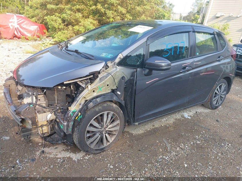 2016 Honda Fit Ex-L, Front End, IAAI, VIN 3HGGK5H88GM704181 — photo 2