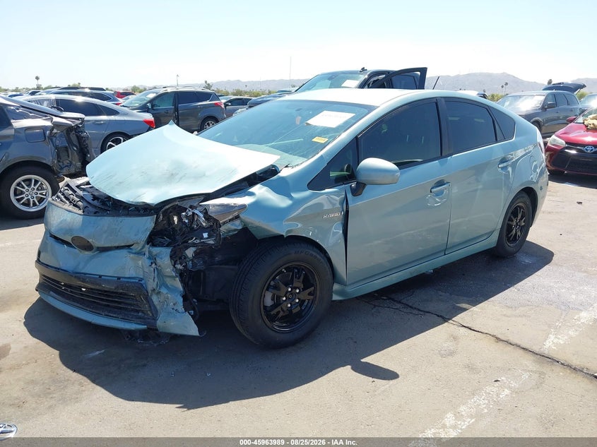 2012 Toyota Prius, Left Front, IAAI, VIN JTDKN3DU9C5389558 — photo 2