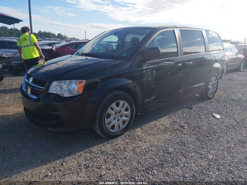 2019 Dodge Caravan, Левый бок, IAAI, VIN 2C4RDGBG9KR684490 — фото 2