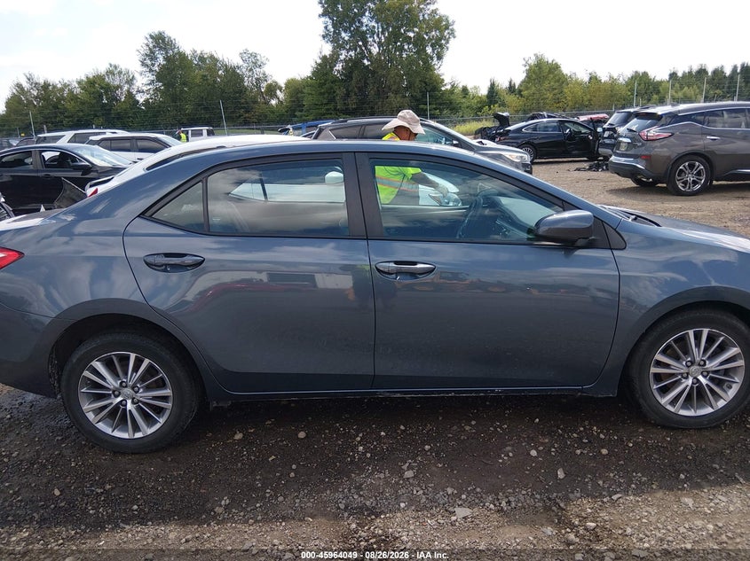 2014 TOYOTA COROLLA SEDAN 1.8L I-4 DOHC, VVT, 132HP