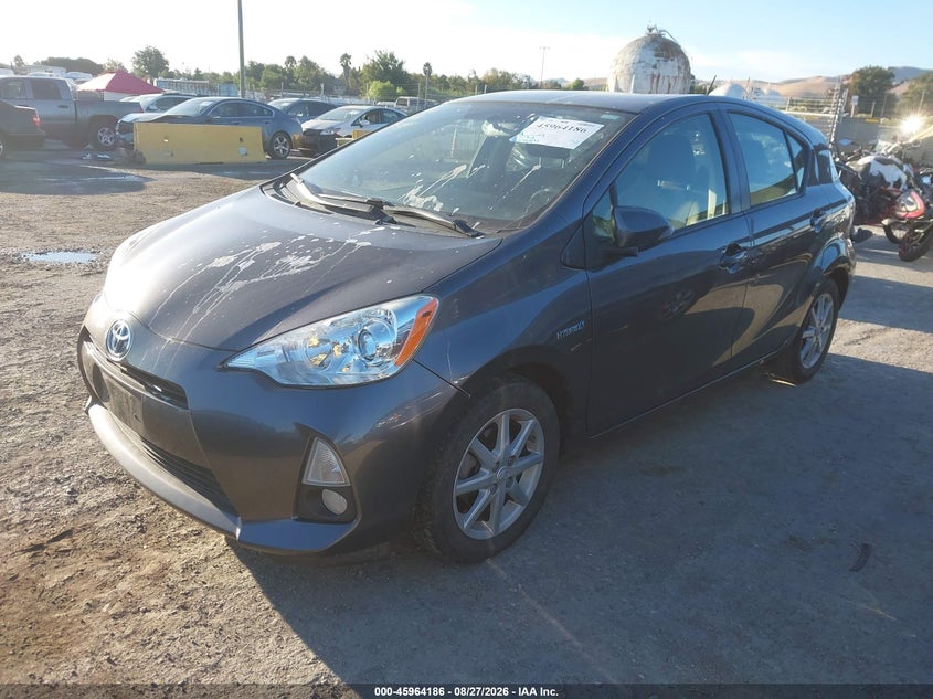 2014 Toyota Prius c, Удар спереду, IAAI, VIN JTDKDTB37E1568575 — фото 2