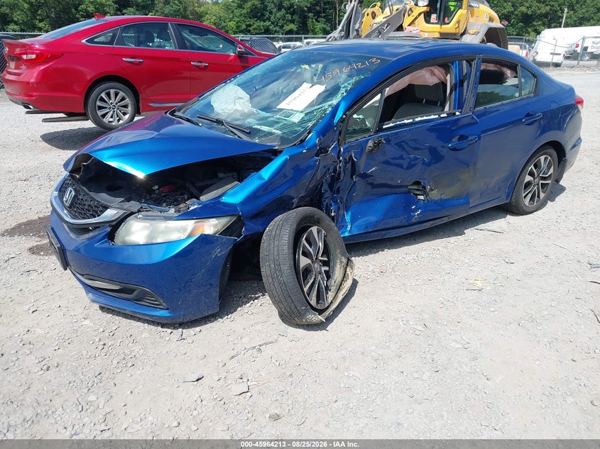 2014 Honda Civic, All Over, IAAI, VIN 19XFB2F89EE205201 — photo 2