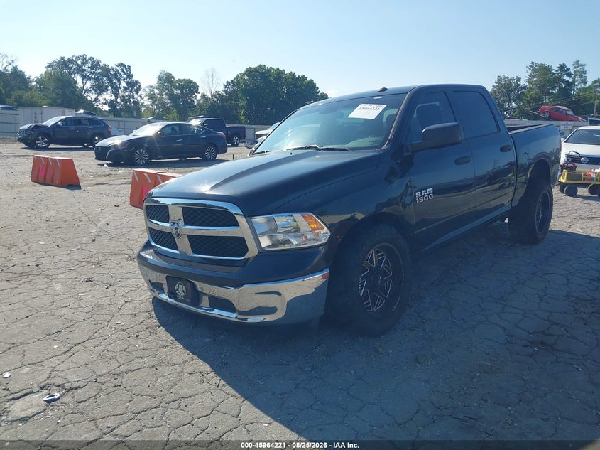 2018 RAM 1500, Front End, IAAI, VIN 3C6RR6KG3JG225494 — photo 2