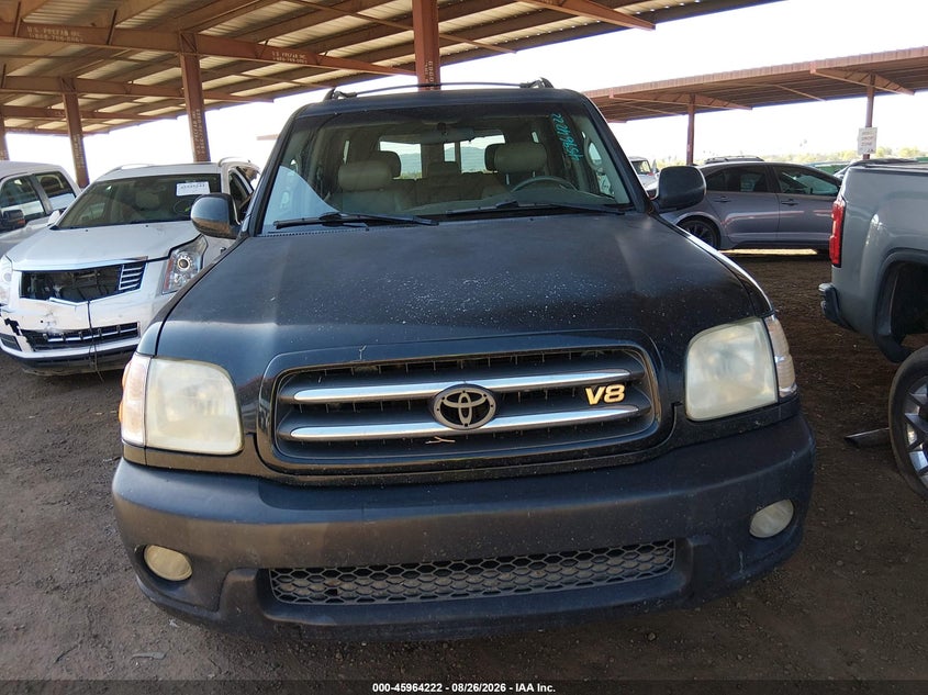 TOYOTA SEQUOIA 2001 VIN 5TDBT48A51S056857