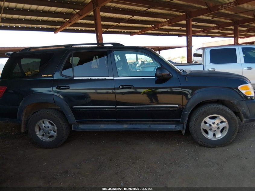 TOYOTA SEQUOIA 2001 VIN 5TDBT48A51S056857