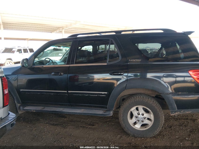TOYOTA SEQUOIA 2001 VIN 5TDBT48A51S056857