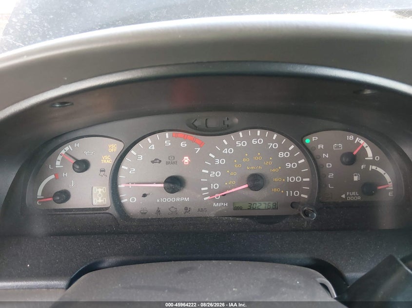 TOYOTA SEQUOIA 2001 VIN 5TDBT48A51S056857