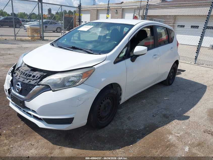 2018 Nissan Versa, Front & Rear, IAAI, VIN 3N1CE2CP0JL359861 — photo 2