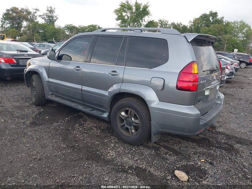 2004 LEXUS GX SPORT UTILITY VEHICLE 4.7L V-8 DOHC, PREMIUM , 235HP