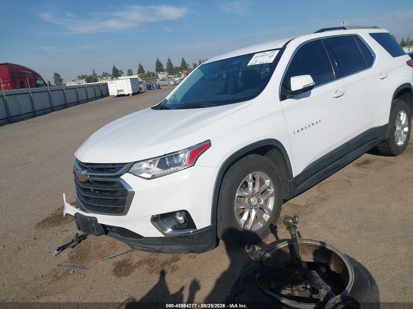 Vin: 1gnergkwxjj266862, lot: 46463496, chevrolet traverse lt cloth 20182