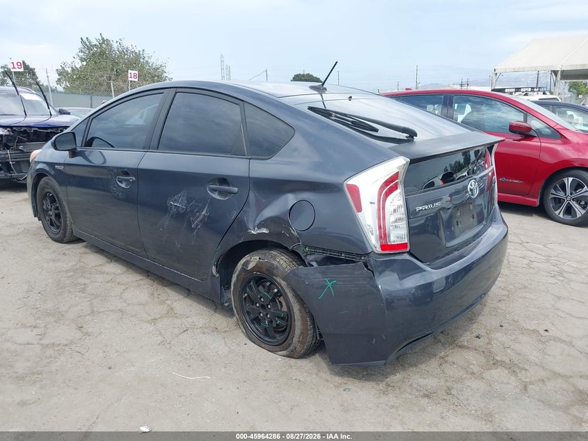 2012 TOYOTA PRIUS HATCHBACK 1.8L I-4 DOHC, VVT, 98HP