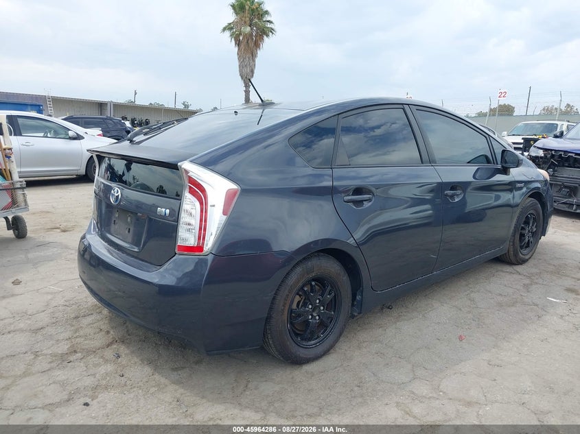 2012 TOYOTA PRIUS HATCHBACK 1.8L I-4 DOHC, VVT, 98HP