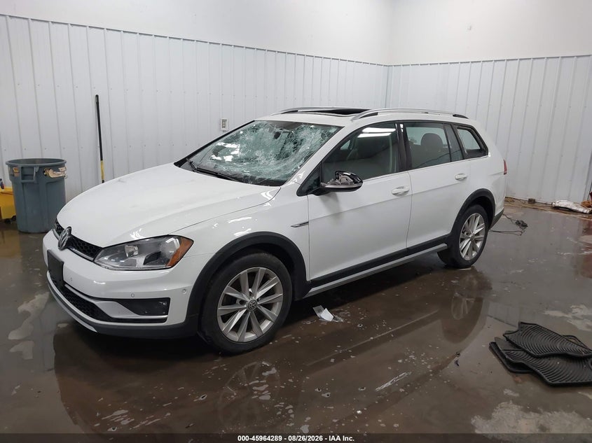 2017 Volkswagen Golf Alltrack Tsi S/Tsi Se, Град, IAAI, VIN 3VWM17AU5HM543634 — фото 2