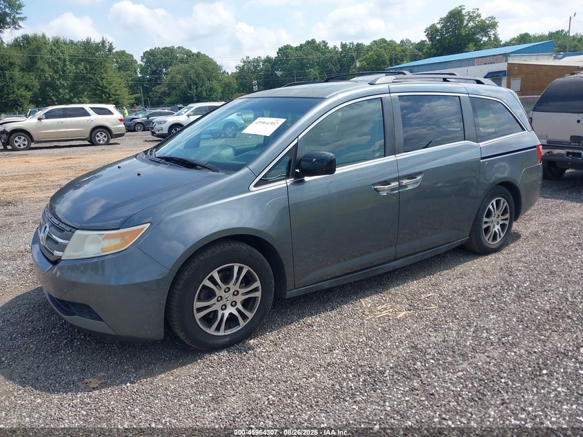 2011 Honda Odyssey, Удар сзади, IAAI, VIN 5FNRL5H68BB033336 — фото 2