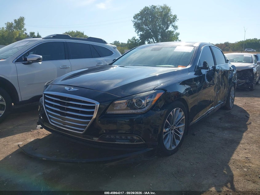 2016 Hyundai Genesis, Обидва боки, IAAI, VIN KMHGN4JE3GU132332 — фото 2