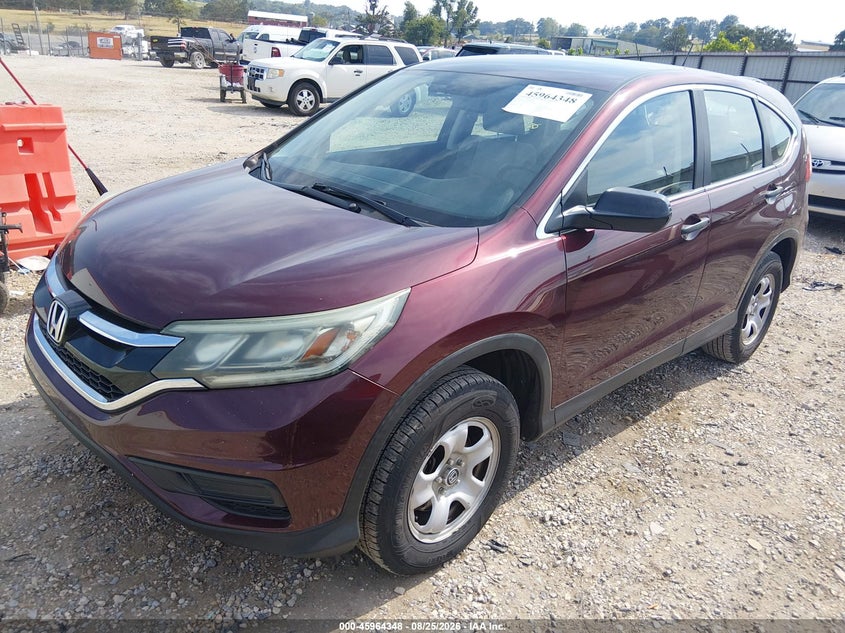 2015 HONDA CR-V SPORT UTILITY VEHICLE 2.4L I-4 DI, DOHC, VVT, REGULAR , 185HP