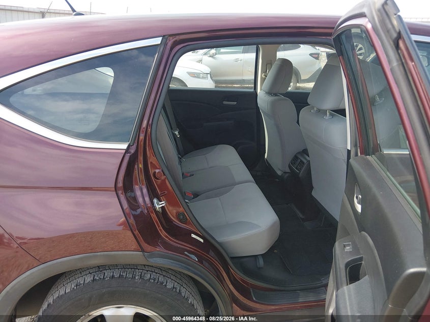 2015 HONDA CR-V SPORT UTILITY VEHICLE 2.4L I-4 DI, DOHC, VVT, REGULAR , 185HP