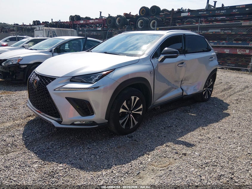 2019 Lexus NX, Left Side, IAAI, VIN JTJBARBZ9K2188222 — photo 2