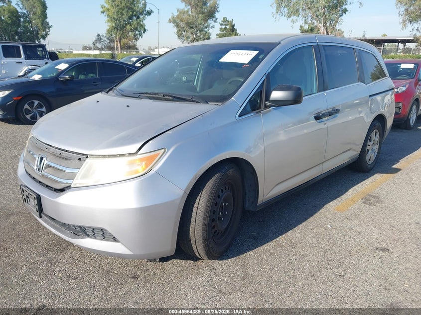 Vin: 5fnrl5h22bb054972, lot: 46463608, honda odyssey lx 20112