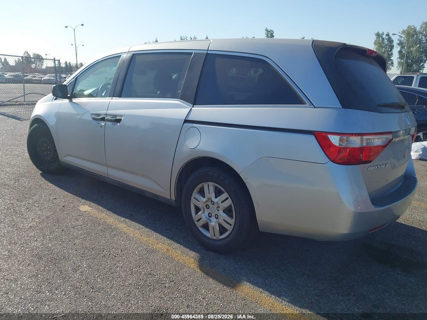 Vin: 5fnrl5h22bb054972, lot: 46463608, honda odyssey lx 20113