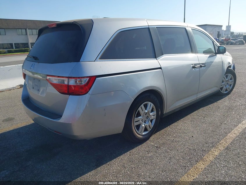 Vin: 5fnrl5h22bb054972, lot: 46463608, honda odyssey lx 20114