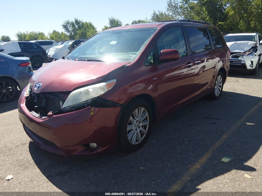 2017 Toyota Sienna, Right Side, IAAI, VIN 5TDDZ3DCXHS151868 — photo 2